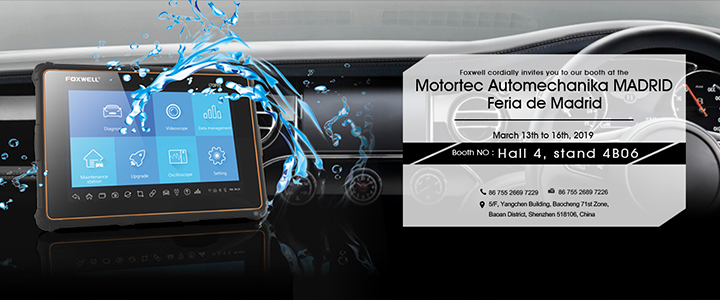 Foxwell attended Automechanika MADRID