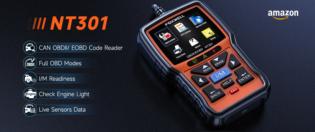 Foxwell Released NT301 OBD2 Scanner